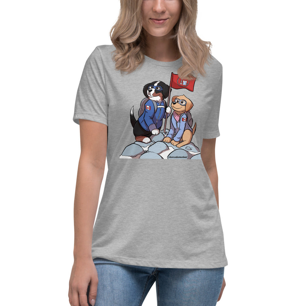 Women's Relaxed T-Shirt: The Mountains Call
