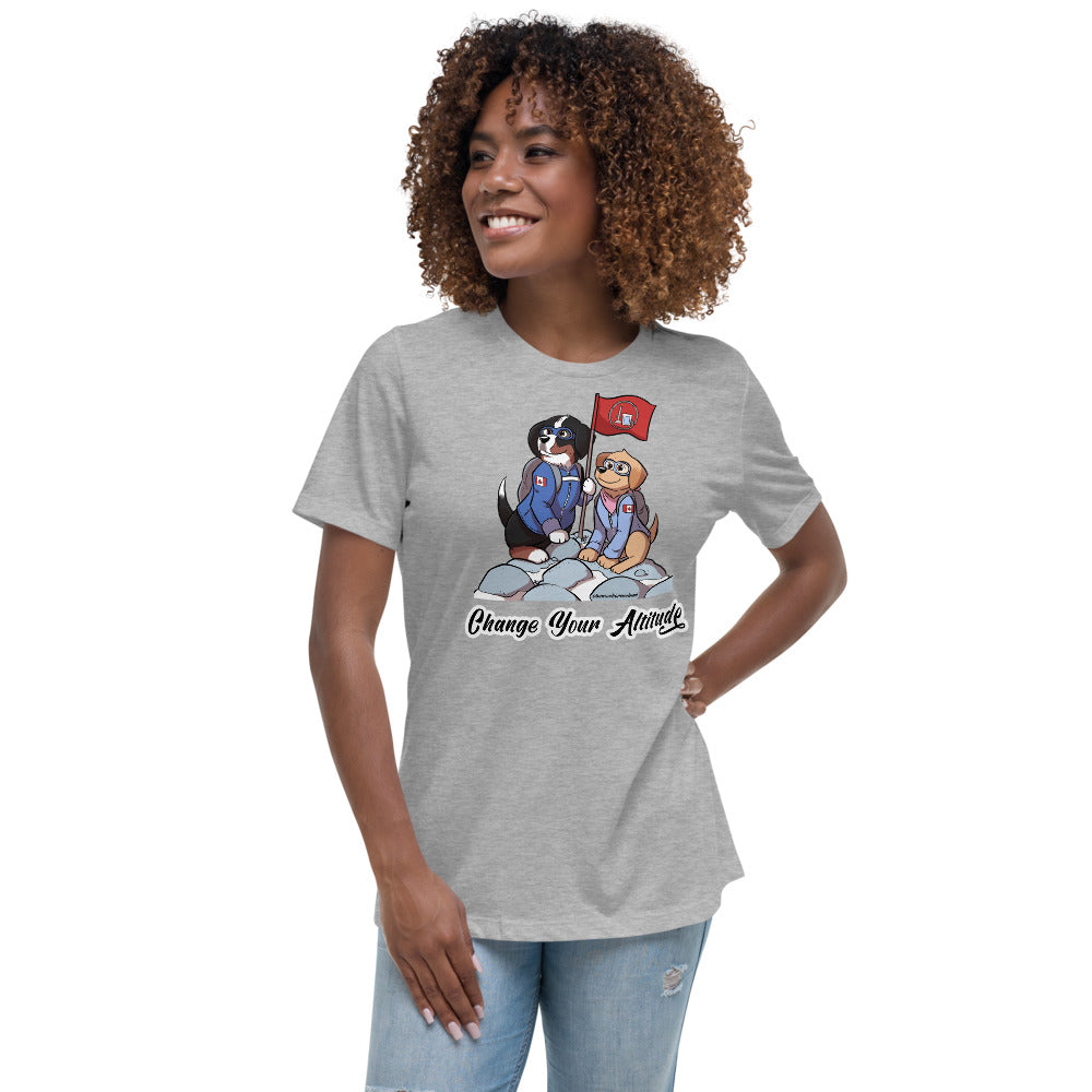 Women's Relaxed T-Shirt: Change your Altitude