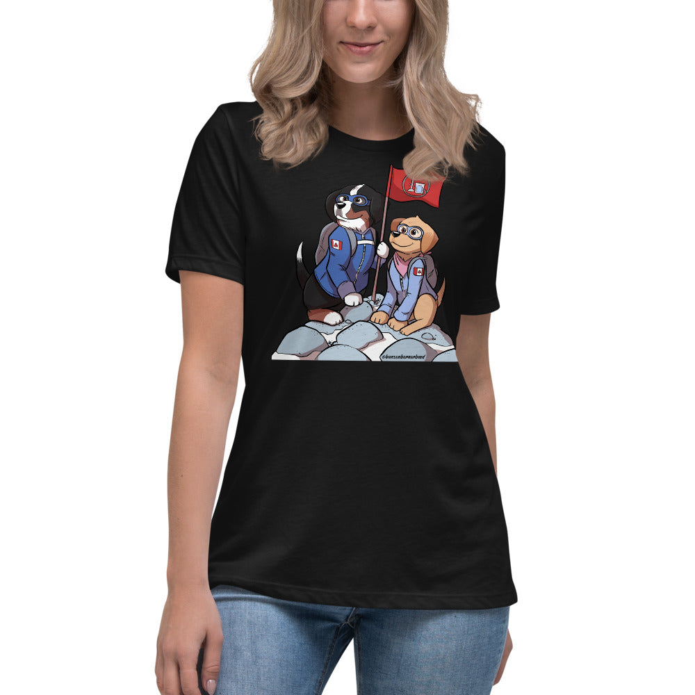 Women's Relaxed T-Shirt: The Mountains Call