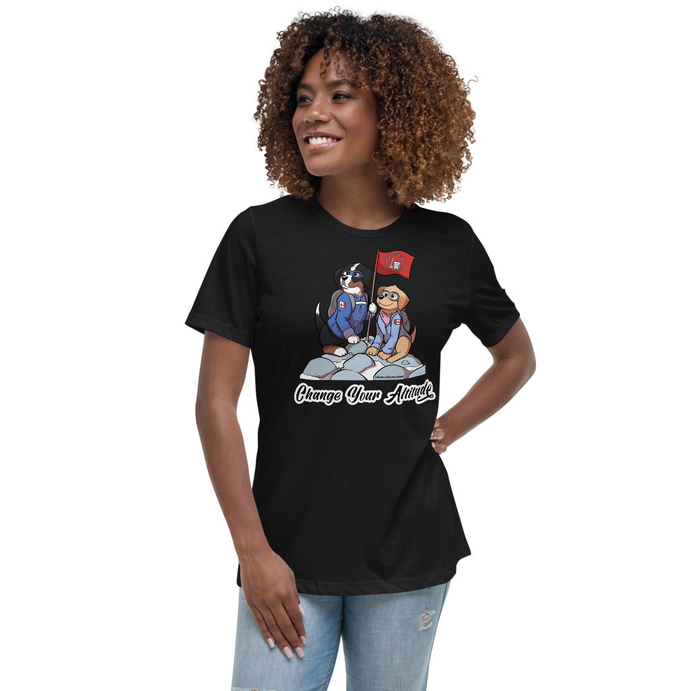 Women's Relaxed T-Shirt: Change your Altitude