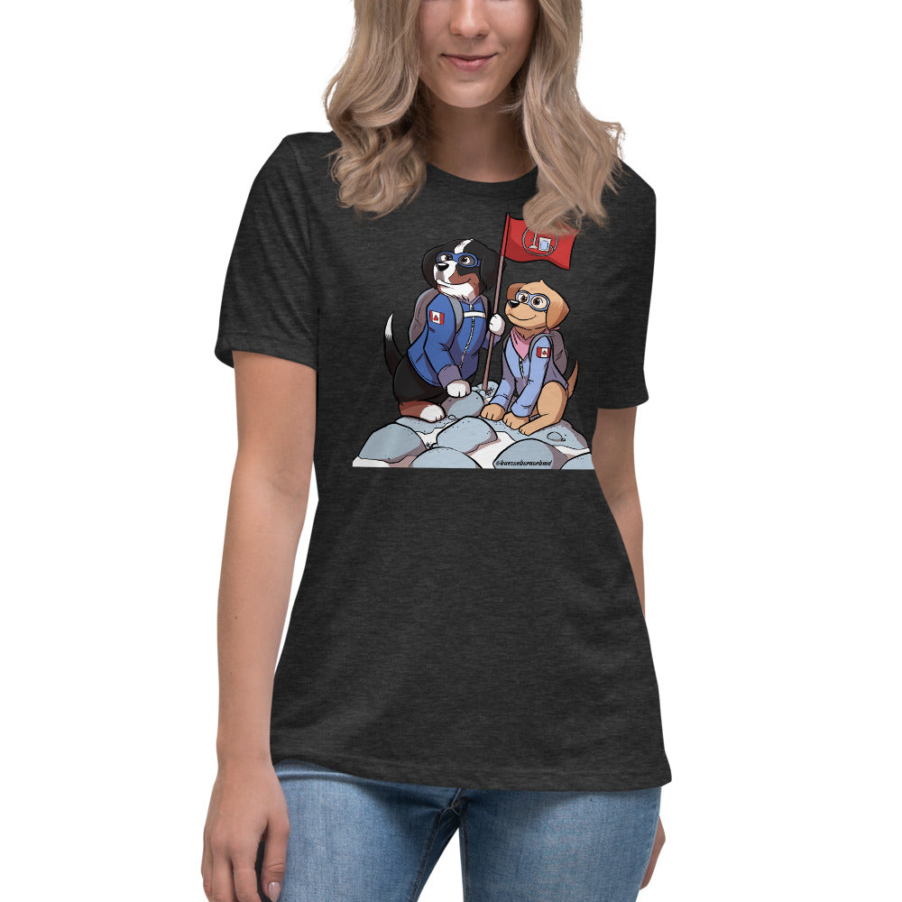 Women's Relaxed T-Shirt: The Mountains Call