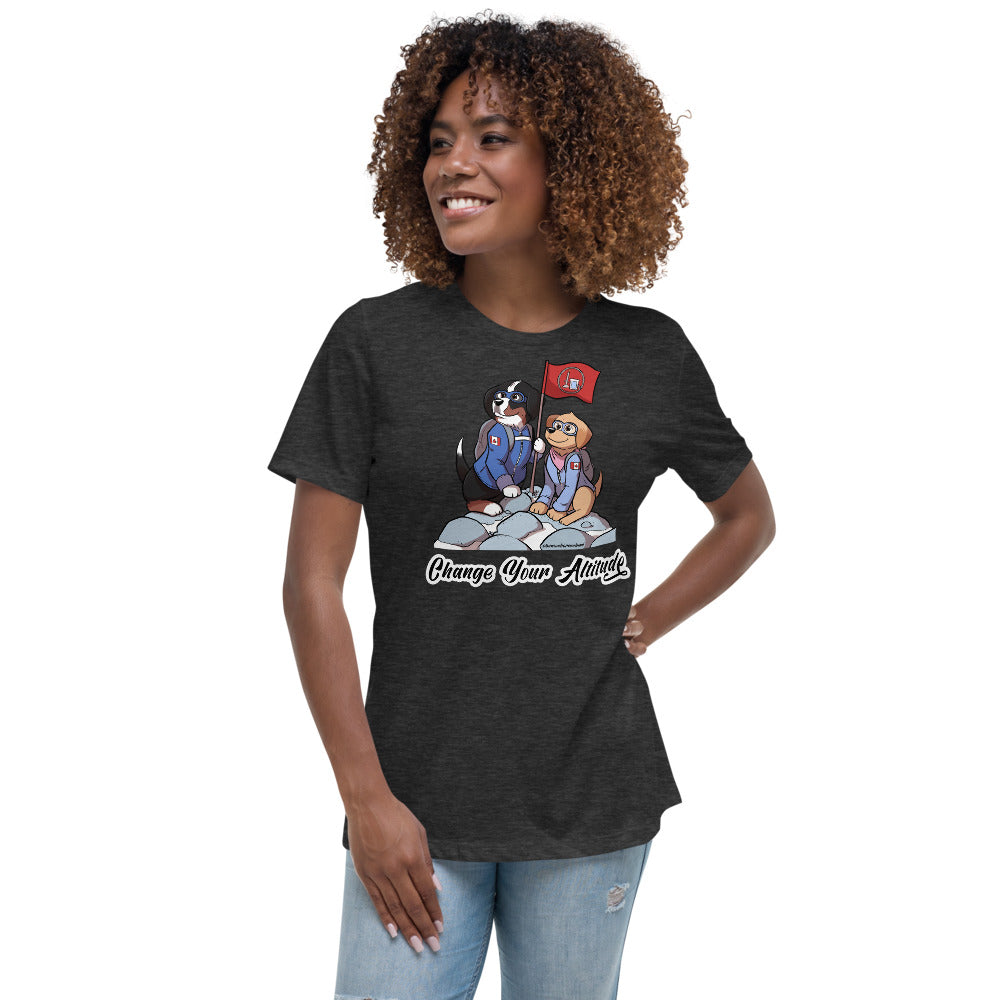Women's Relaxed T-Shirt: Change your Altitude