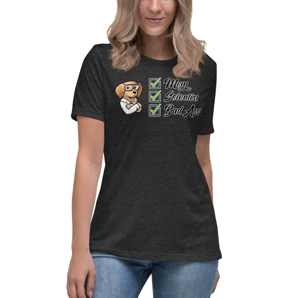 Women's Relaxed T-Shirt: Mom Scientist