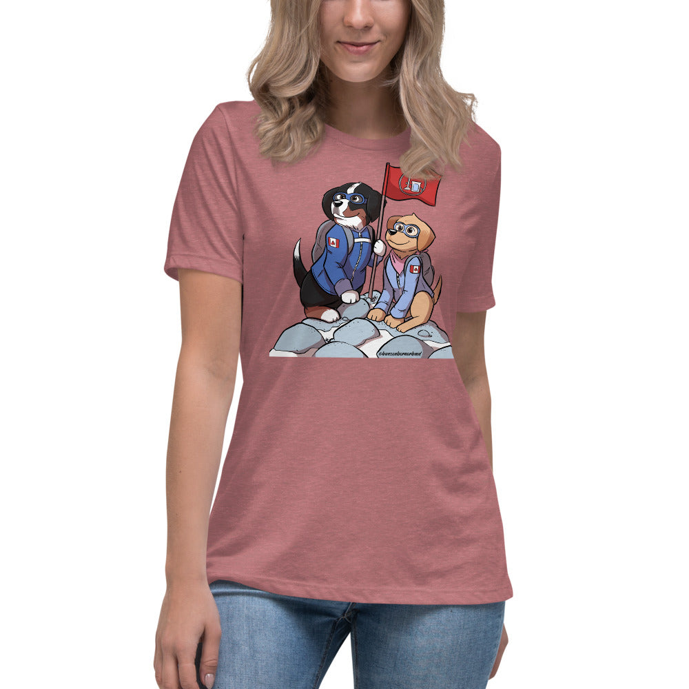 Women's Relaxed T-Shirt: The Mountains Call