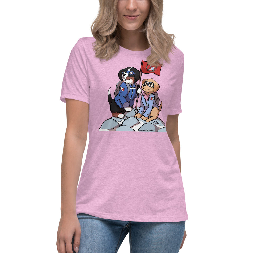 Women's Relaxed T-Shirt: The Mountains Call