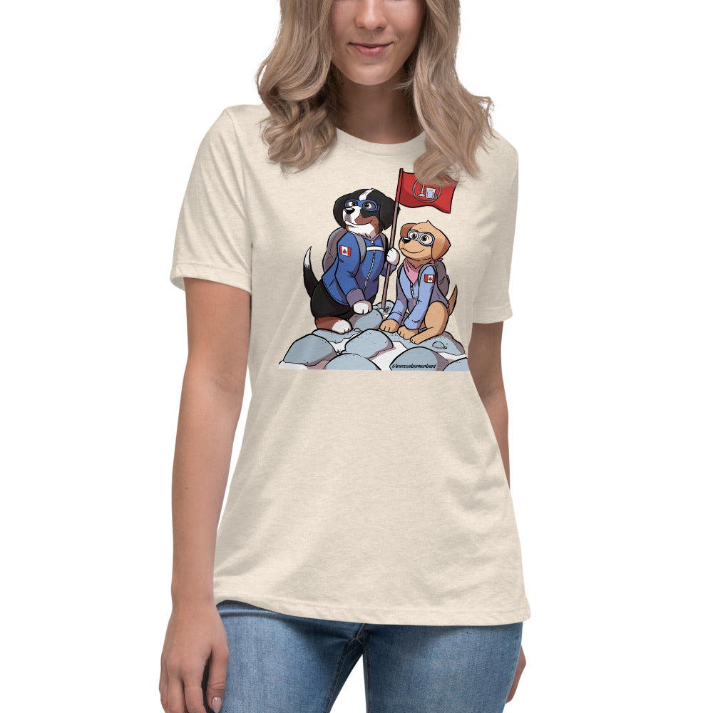 Women's Relaxed T-Shirt: The Mountains Call