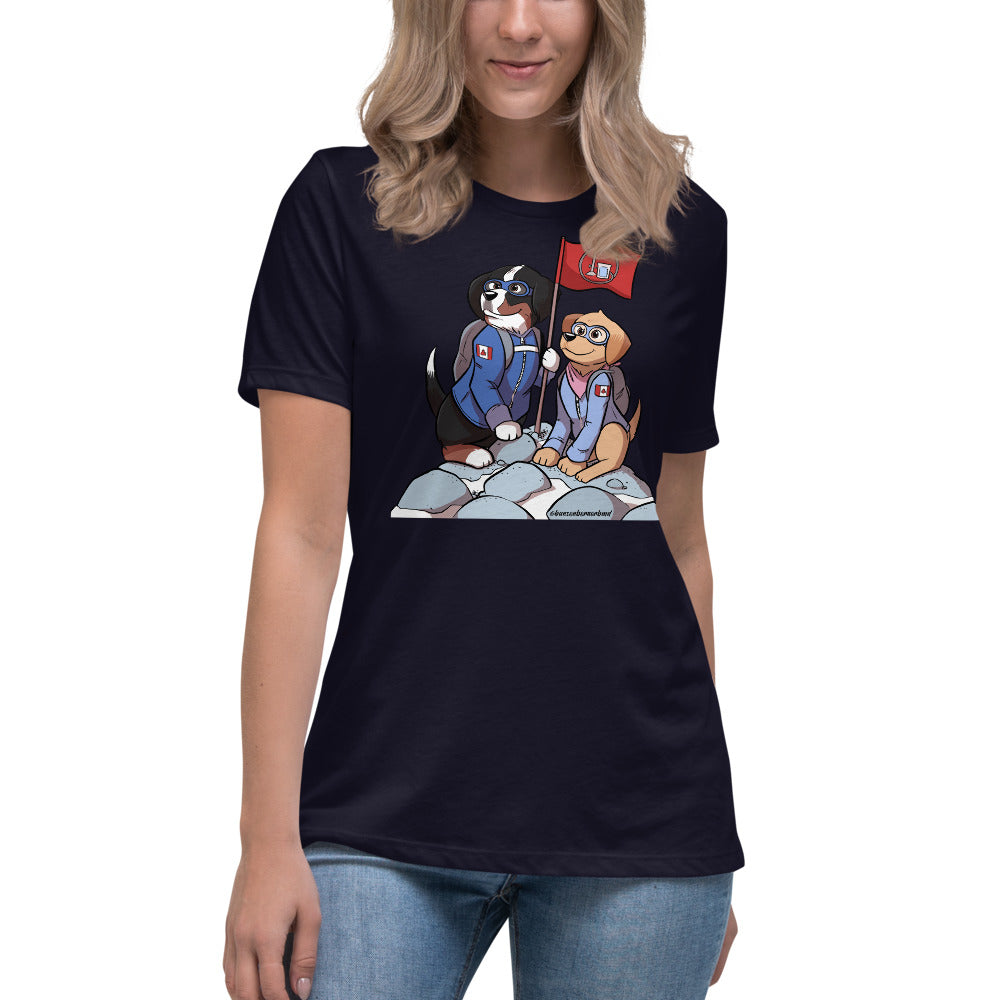 Women's Relaxed T-Shirt: The Mountains Call