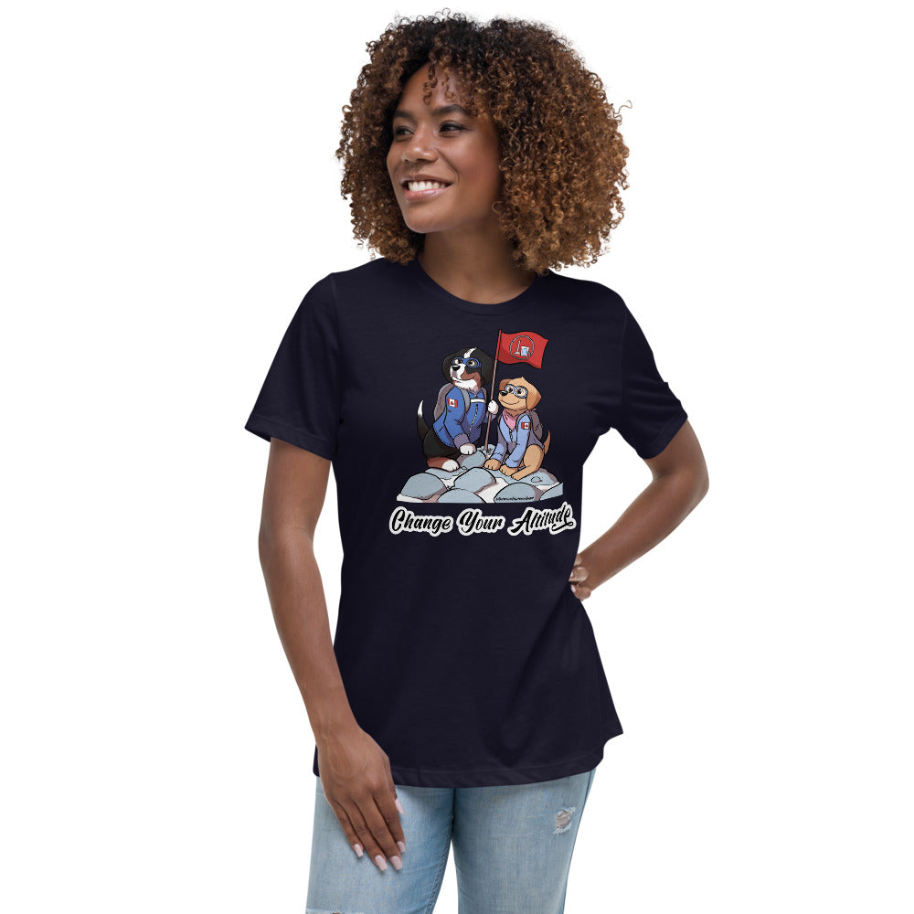 Women's Relaxed T-Shirt: Change your Altitude