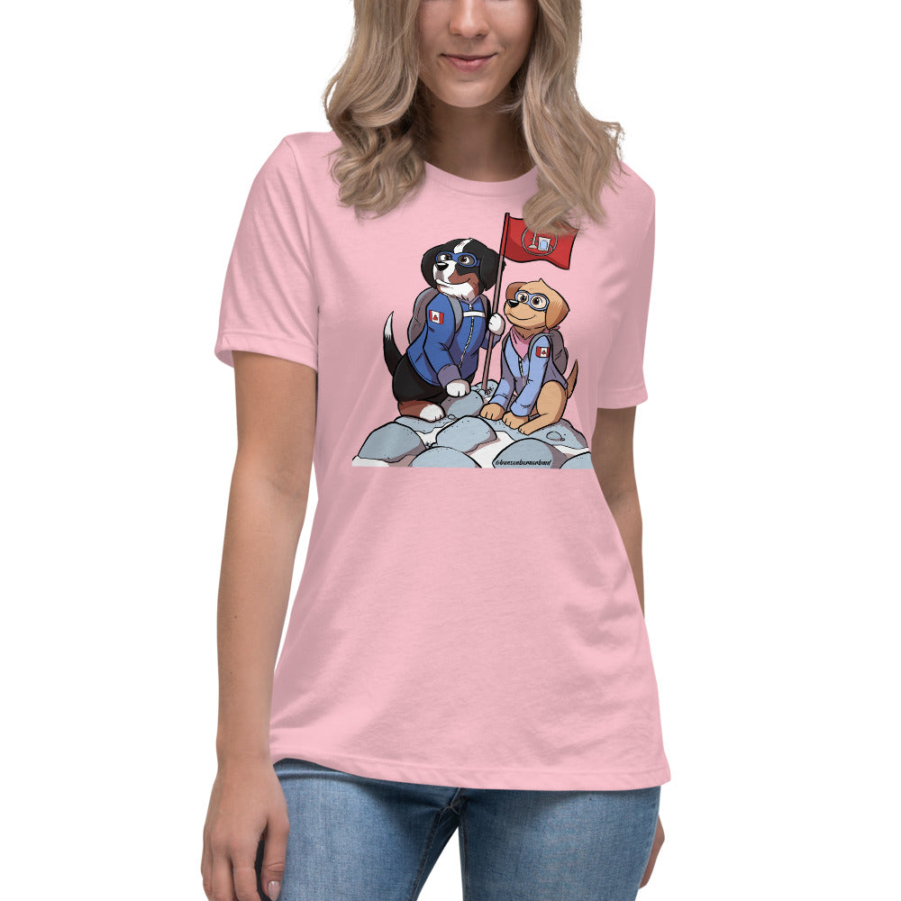 Women's Relaxed T-Shirt: The Mountains Call