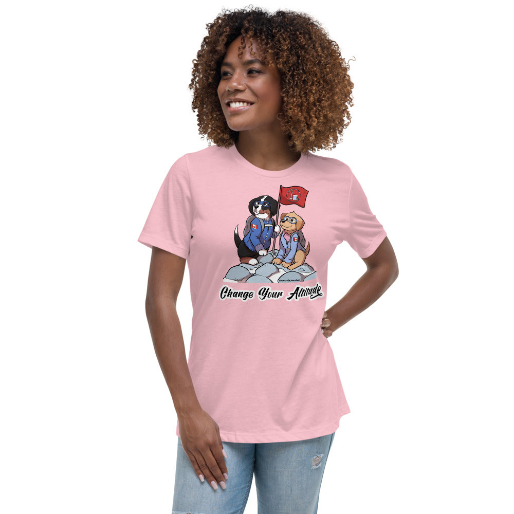 Women's Relaxed T-Shirt: Change your Altitude