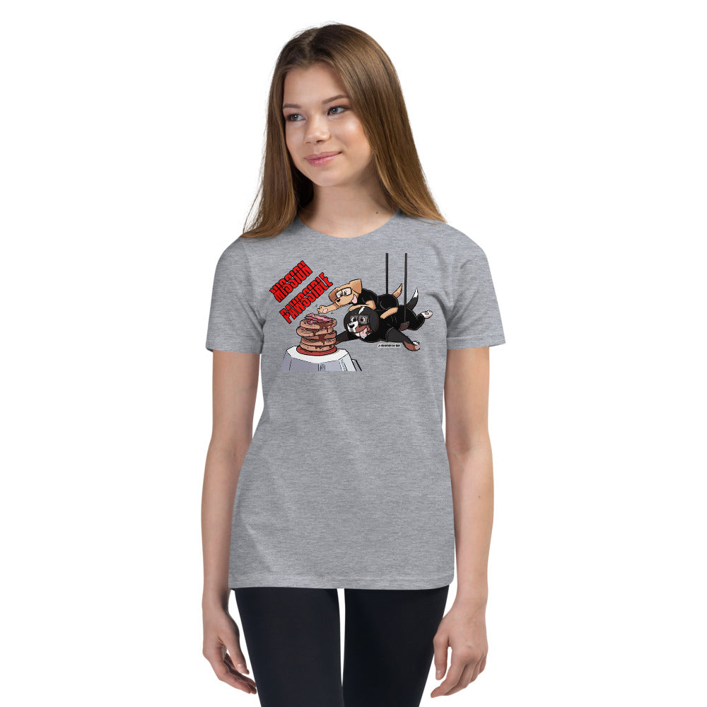 Youth Short Sleeve T-Shirt: MISSION PAWSSIBLE