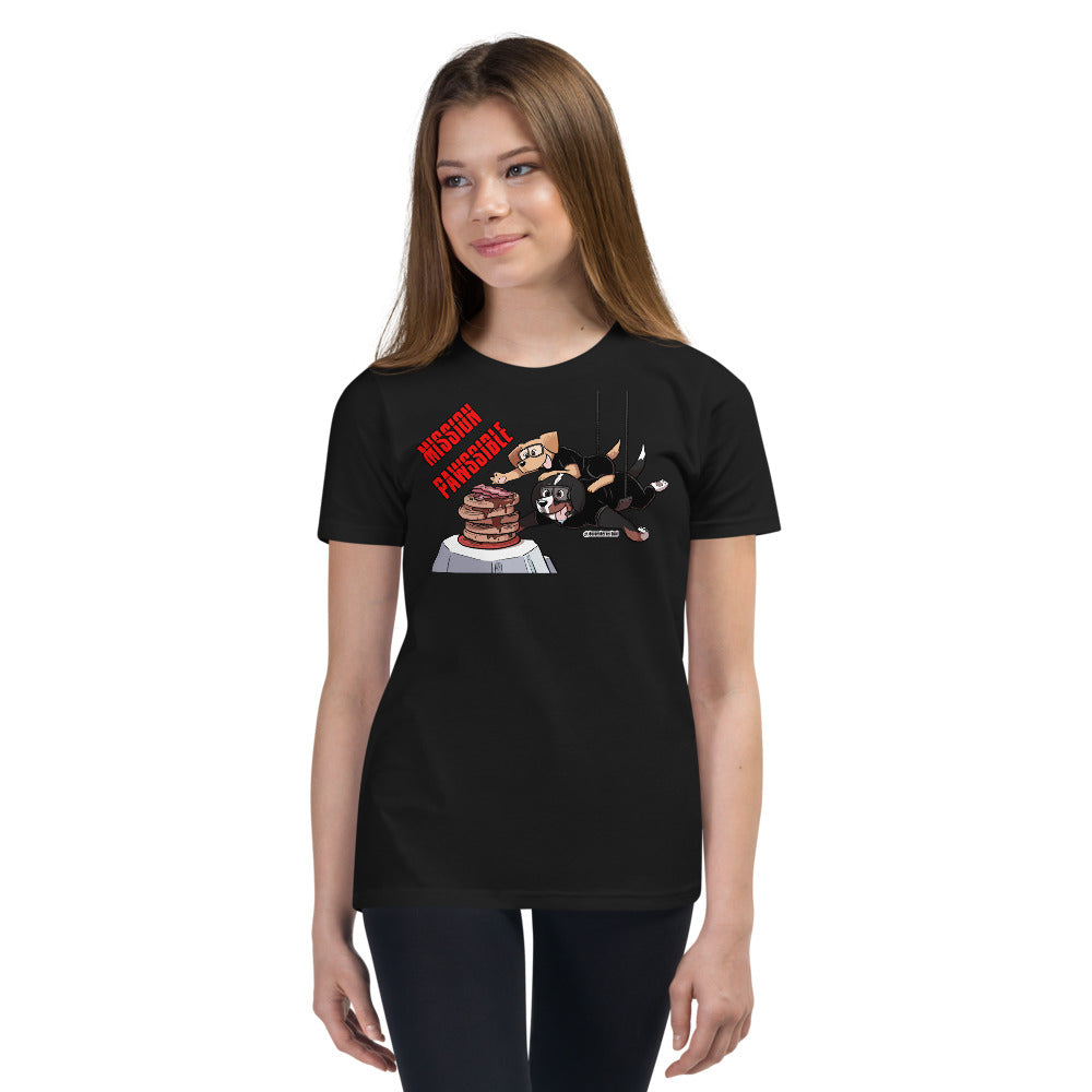 Youth Short Sleeve T-Shirt: MISSION PAWSSIBLE