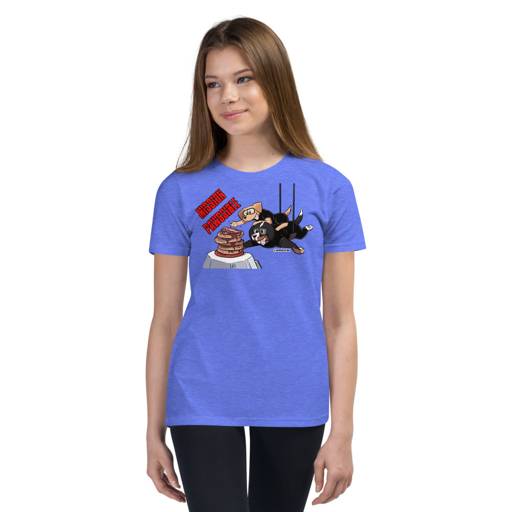 Youth Short Sleeve T-Shirt: MISSION PAWSSIBLE