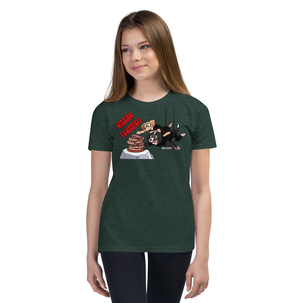 Youth Short Sleeve T-Shirt: MISSION PAWSSIBLE