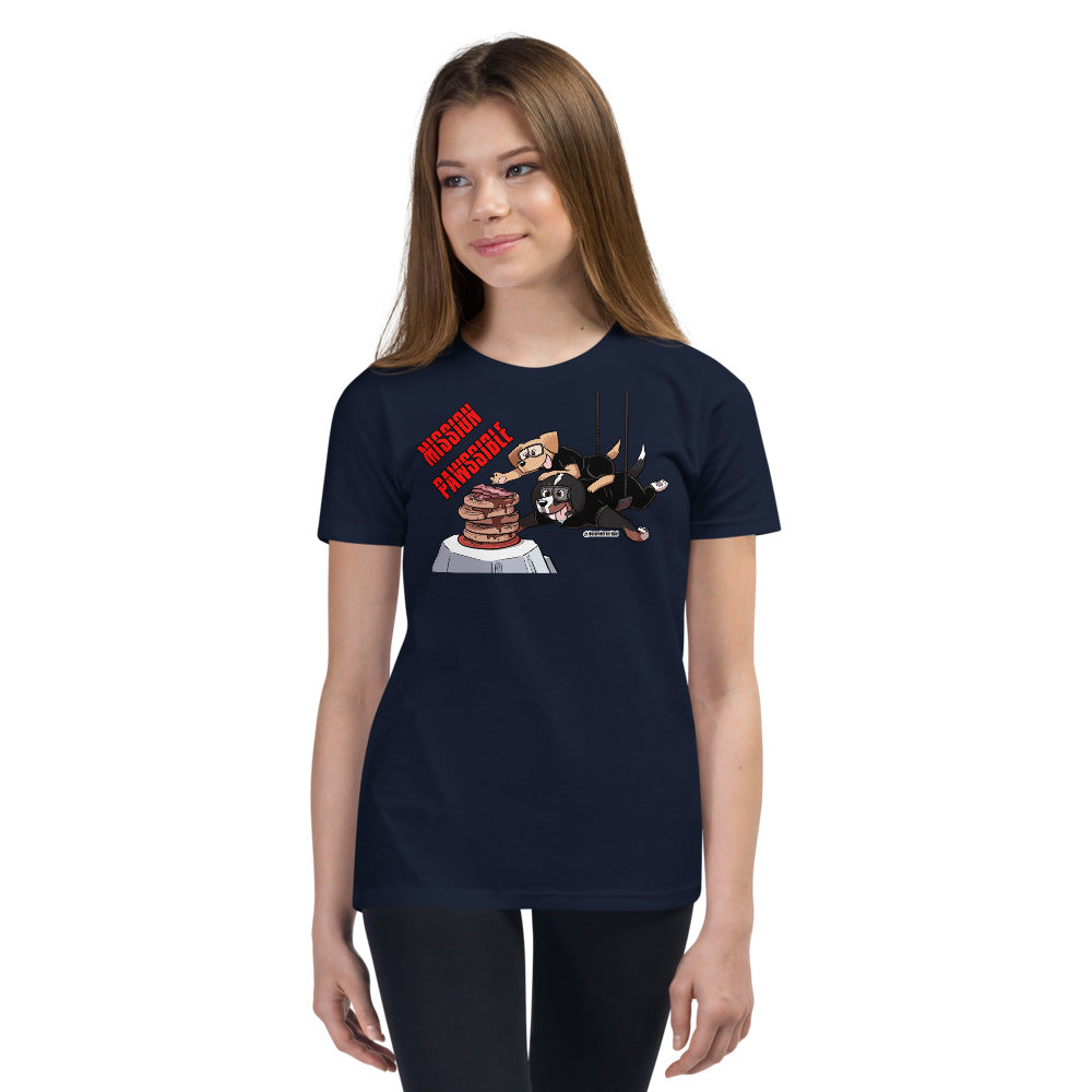 Youth Short Sleeve T-Shirt: MISSION PAWSSIBLE