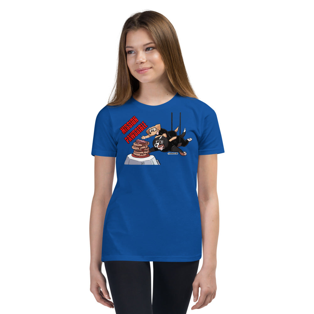 Youth Short Sleeve T-Shirt: MISSION PAWSSIBLE