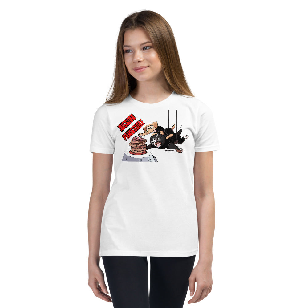 Youth Short Sleeve T-Shirt: MISSION PAWSSIBLE
