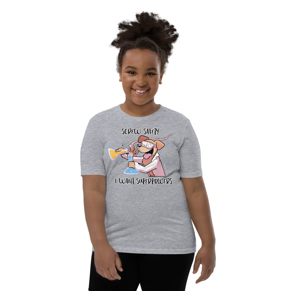 Youth Short Sleeve T-Shirt: Screw Safety
