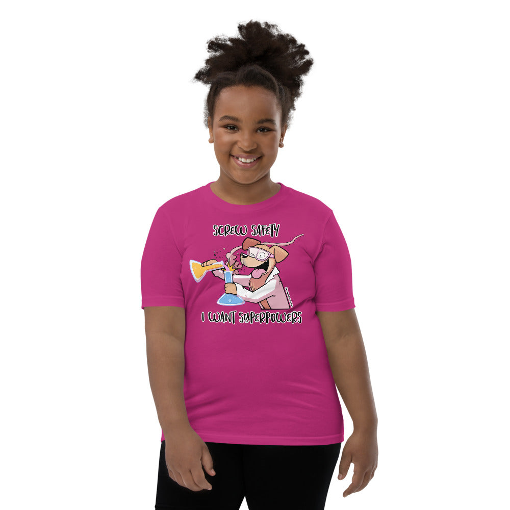 Youth Short Sleeve T-Shirt: Screw Safety