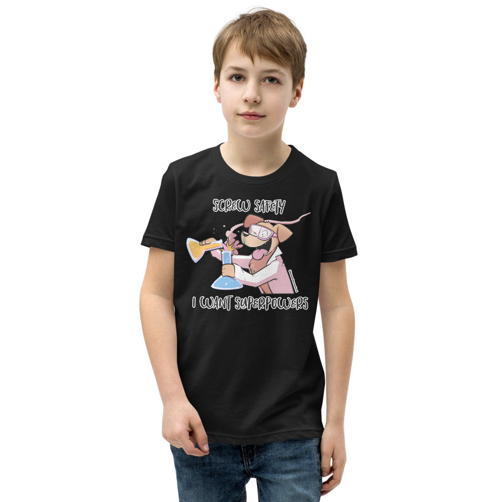 Youth Short Sleeve T-Shirt: Screw Safety