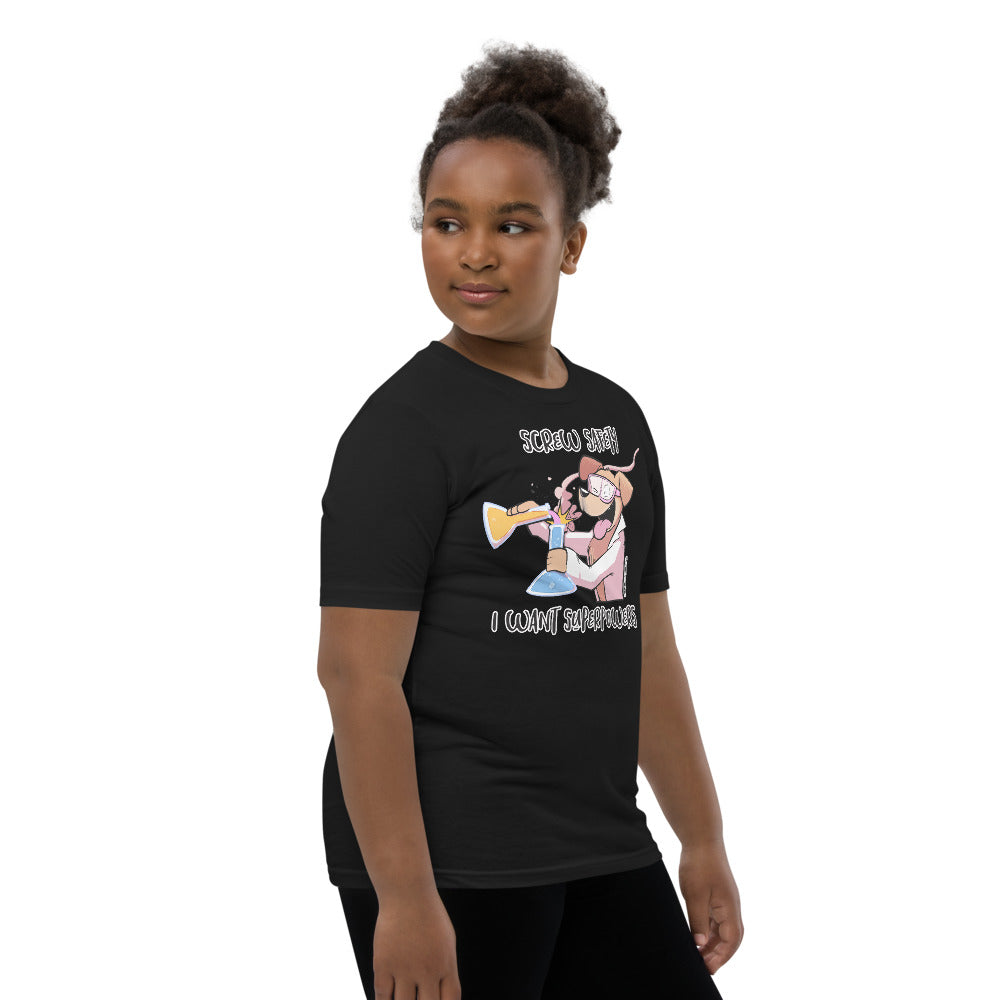 Youth Short Sleeve T-Shirt: Screw Safety