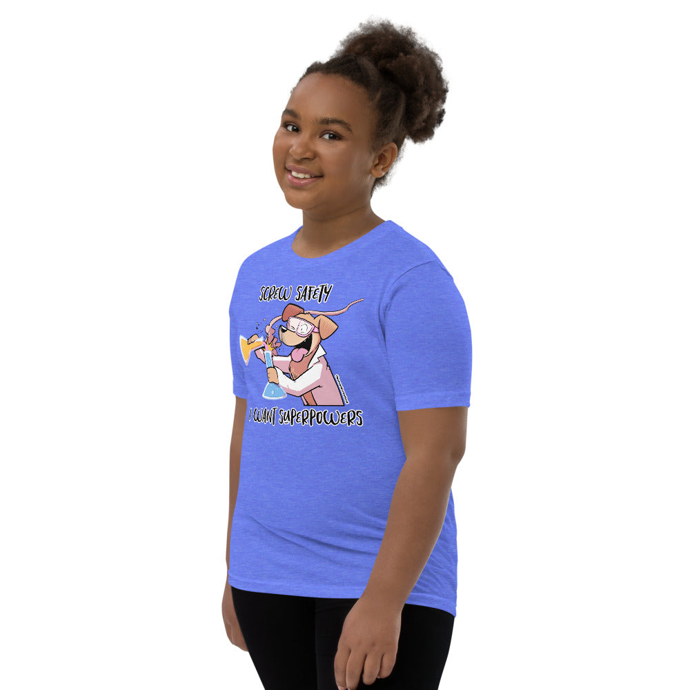 Youth Short Sleeve T-Shirt: Screw Safety