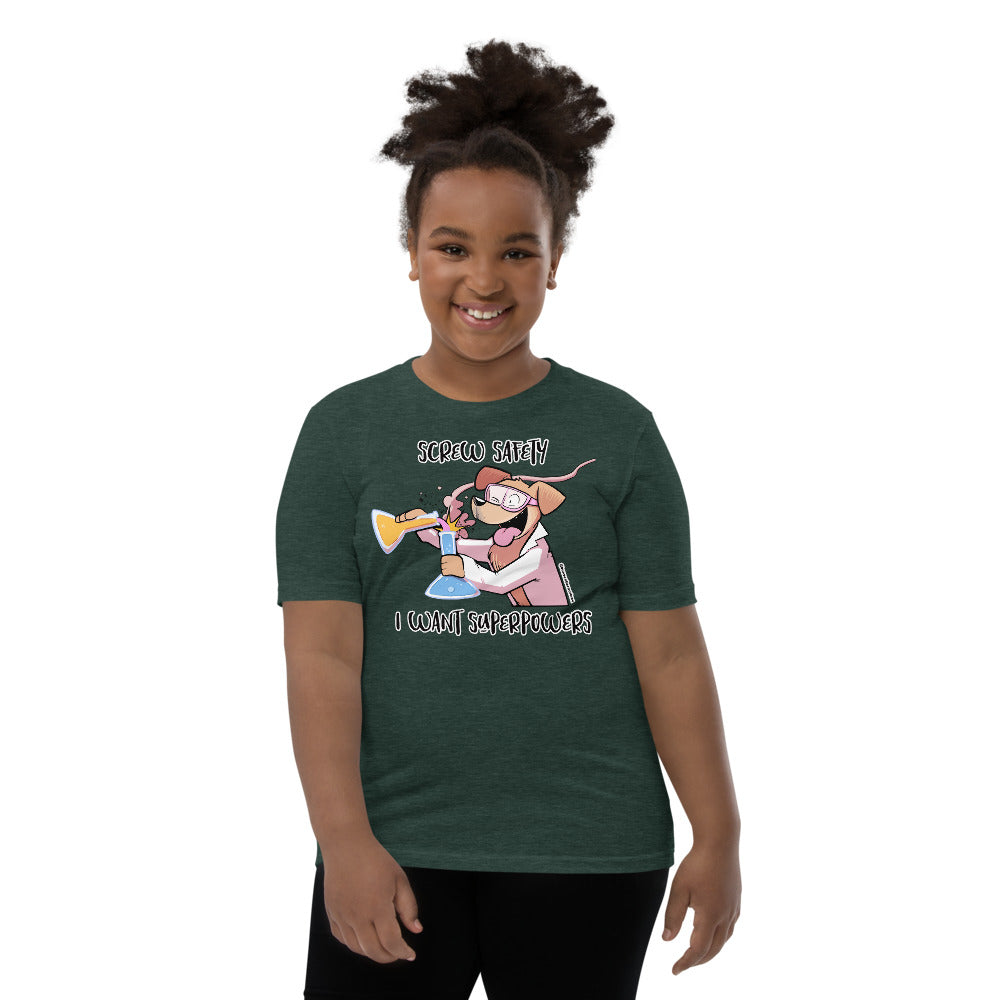 Youth Short Sleeve T-Shirt: Screw Safety