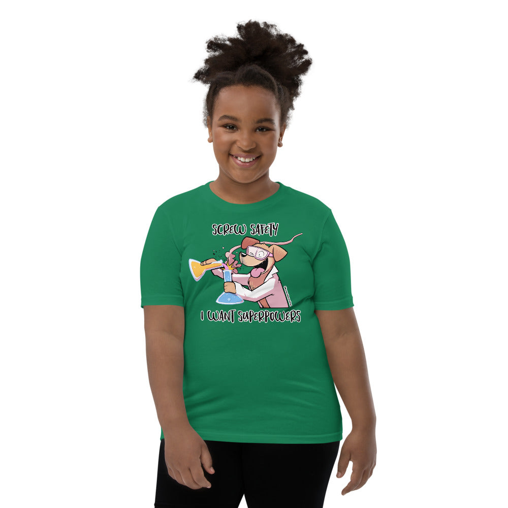 Youth Short Sleeve T-Shirt: Screw Safety