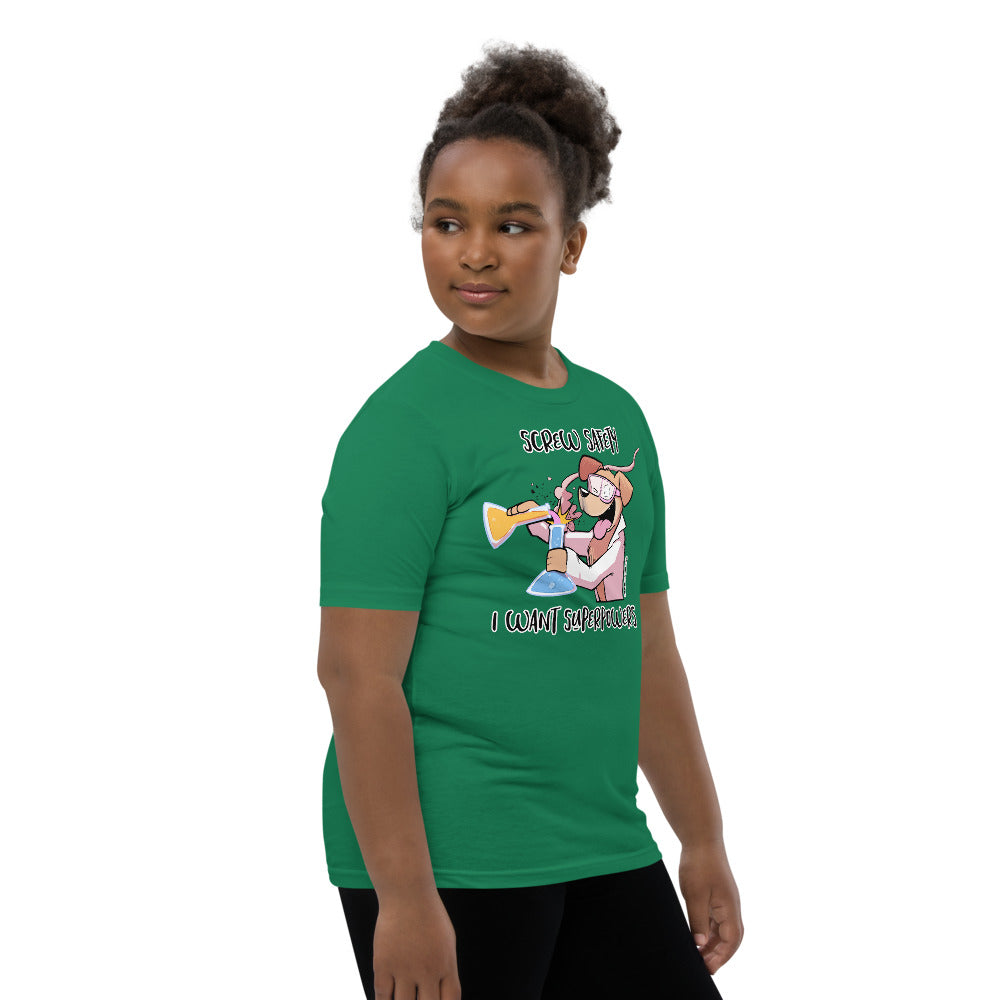 Youth Short Sleeve T-Shirt: Screw Safety
