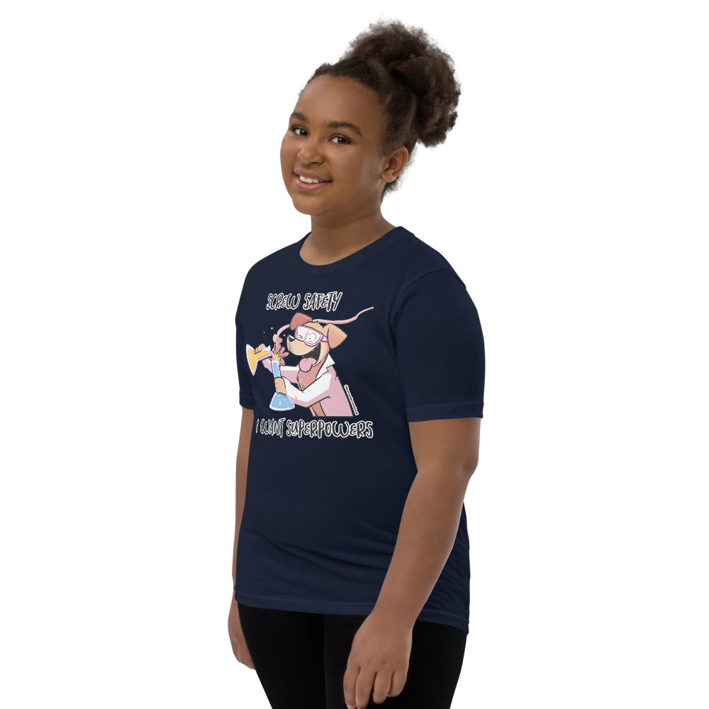 Youth Short Sleeve T-Shirt: Screw Safety