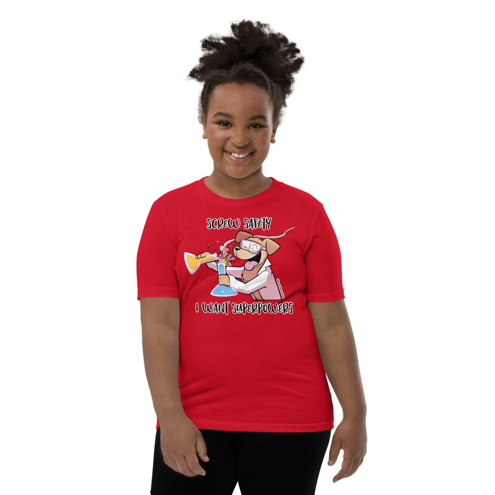 Youth Short Sleeve T-Shirt: Screw Safety