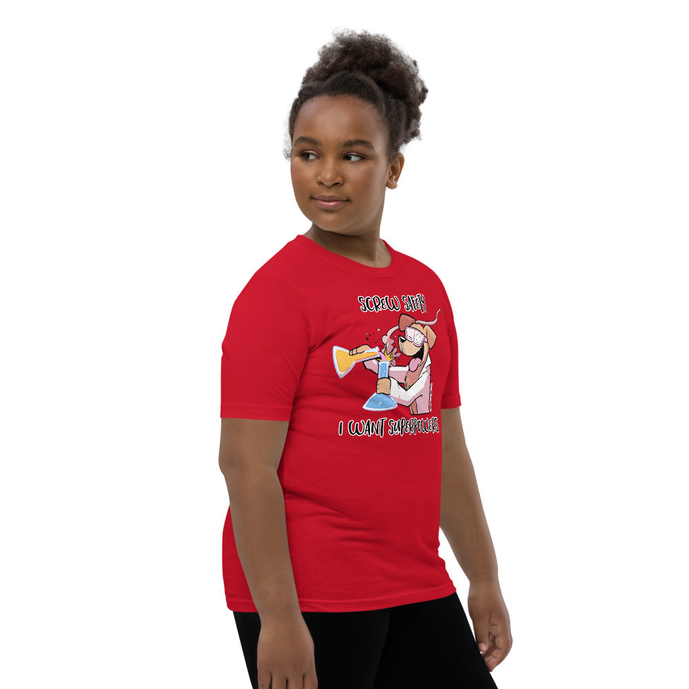Youth Short Sleeve T-Shirt: Screw Safety