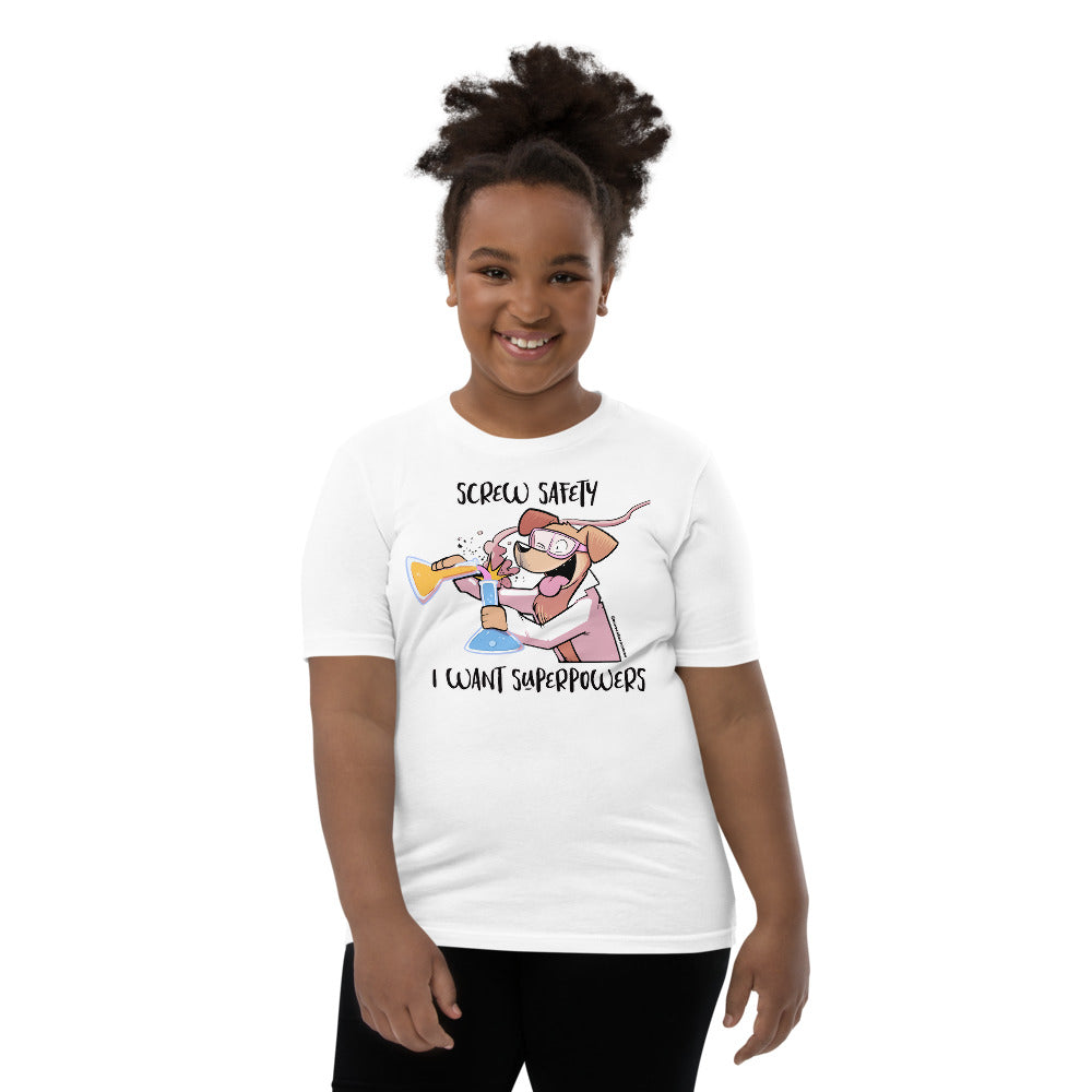 Youth Short Sleeve T-Shirt: Screw Safety