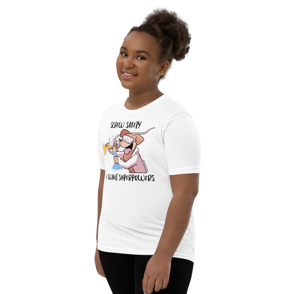 Youth Short Sleeve T-Shirt: Screw Safety