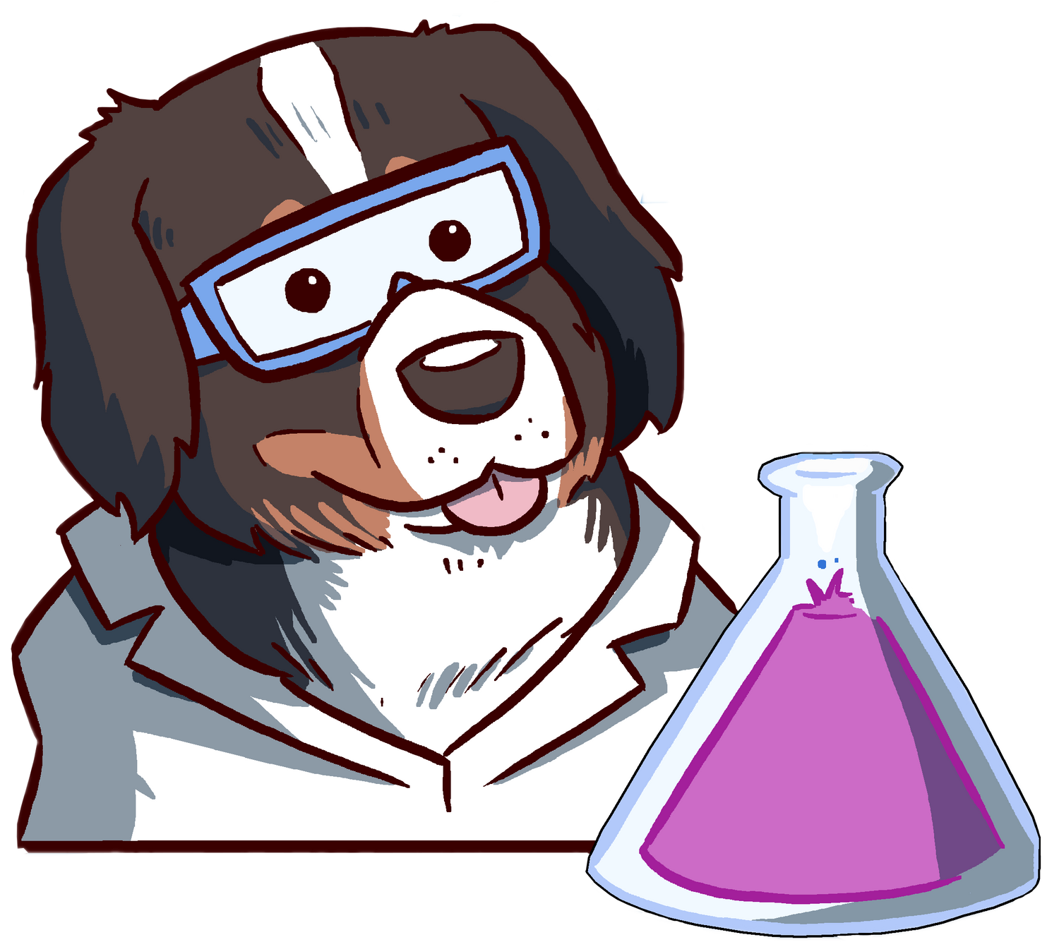 Bunsen Berner The Science Dog!