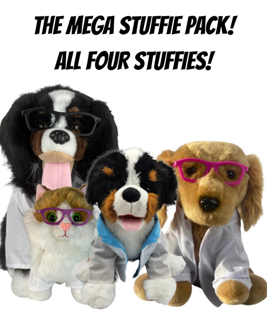 The MEGA STUFFIE PACK - All Four Stuffies! (Paw Pack Early)