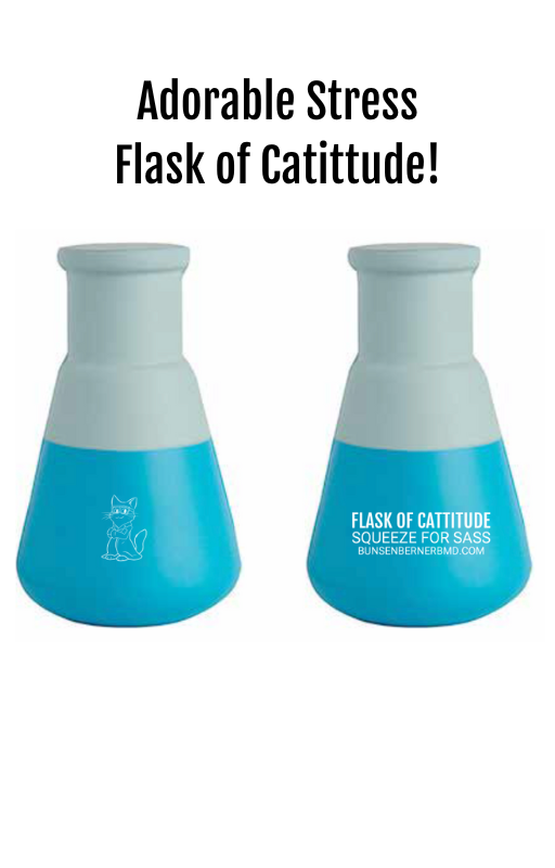 Stress Flask x 3!  (of Cattitude)