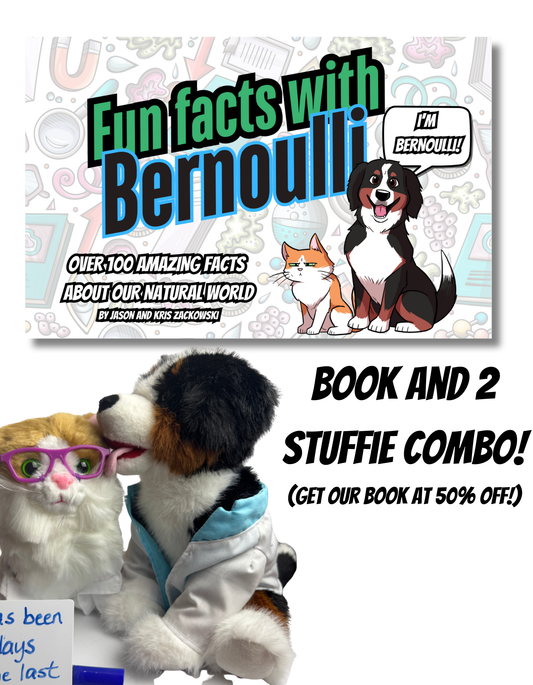 Fun Facts With Bernoulli (and Ginger!) (Save 50% on our book!)