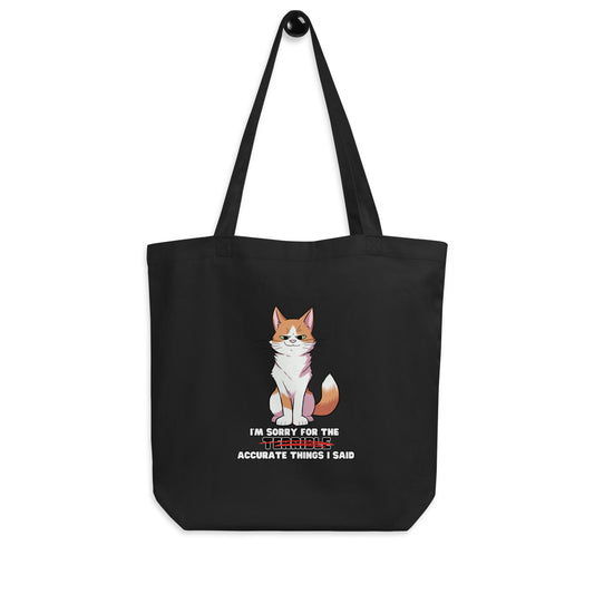Ginger - Sorry for the Terrible... Accurate Things I Said  Eco Tote Bag