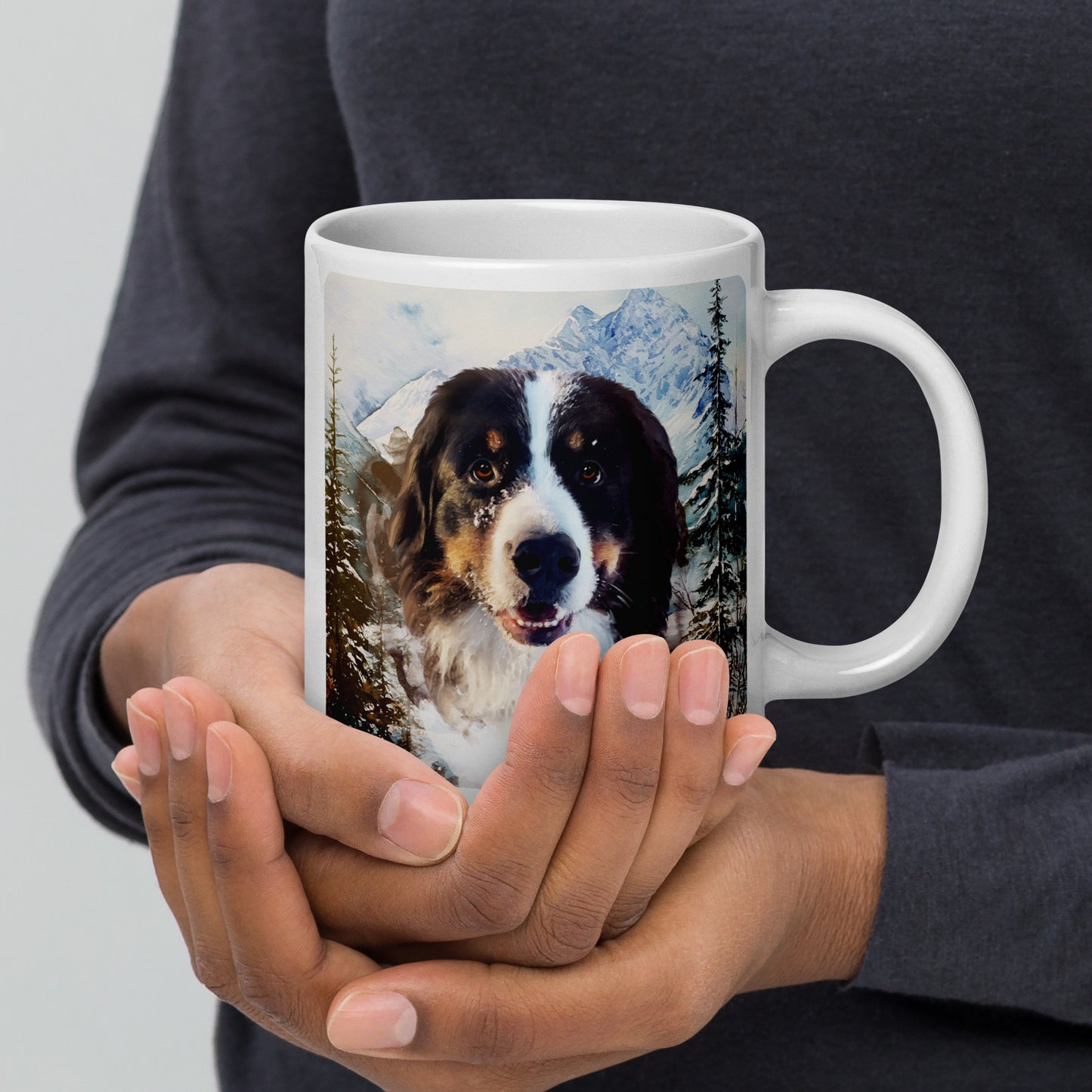 Dogs are Still Good White Bunsen Winter Mug