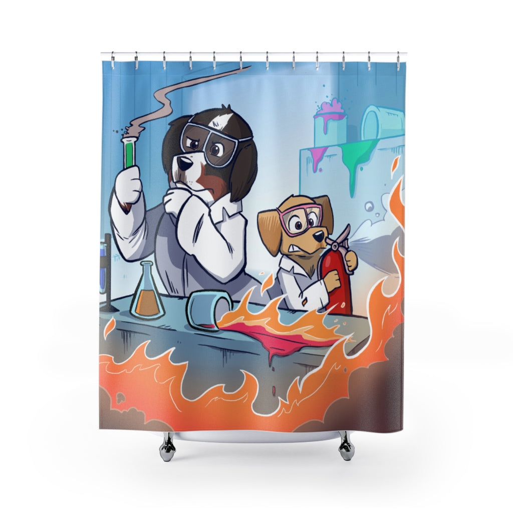 Shower Curtains- Mad Science