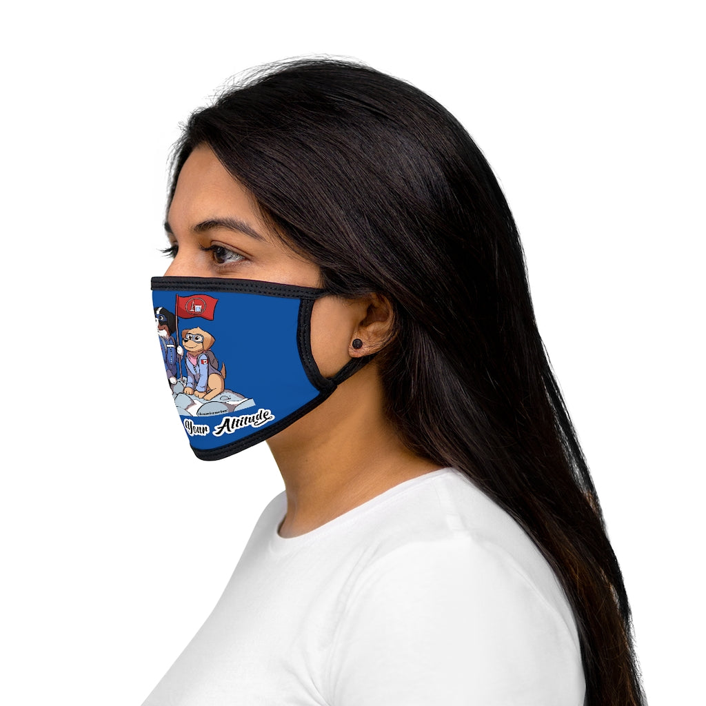 Mixed-Fabric Face Mask: Change Your Altitude