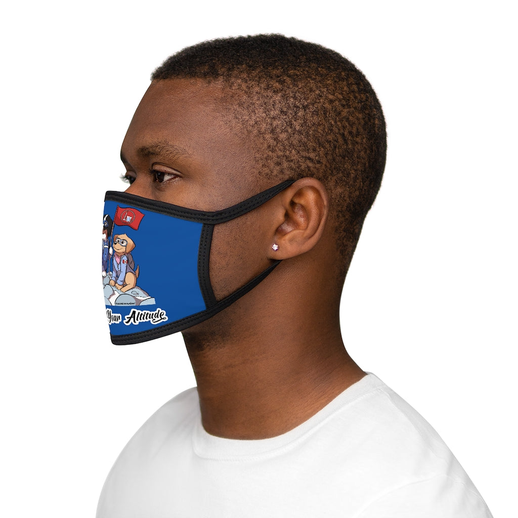 Mixed-Fabric Face Mask: Change Your Altitude