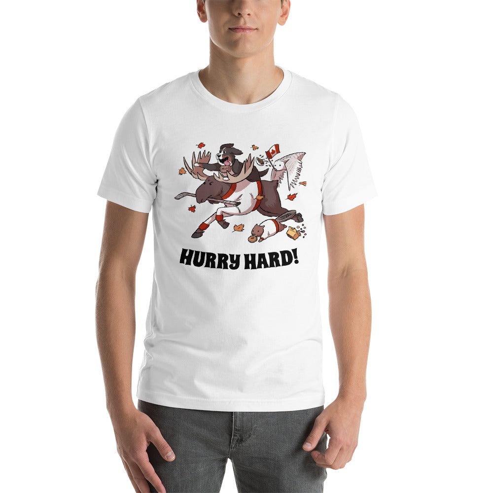 Short-Sleeve Unisex T-Shirt- HURRY HARD