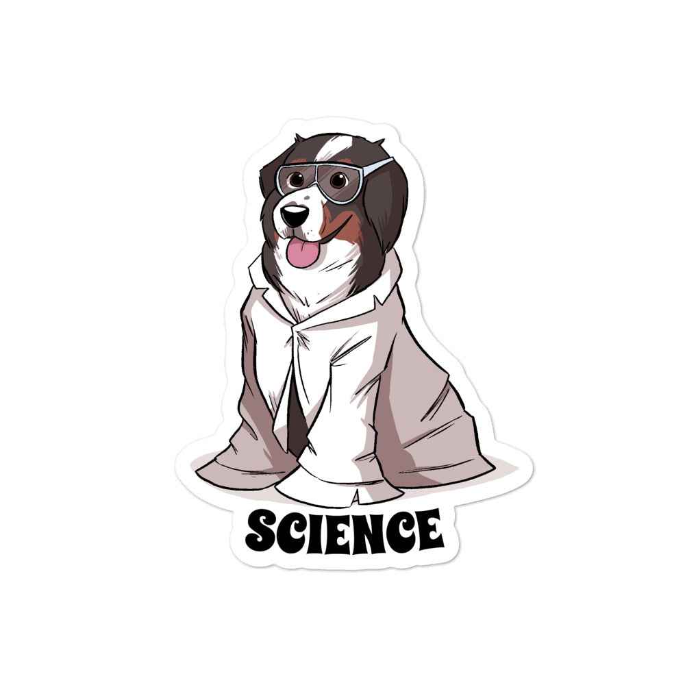 Bunsen Cartoon Science Dog- SCIENCE