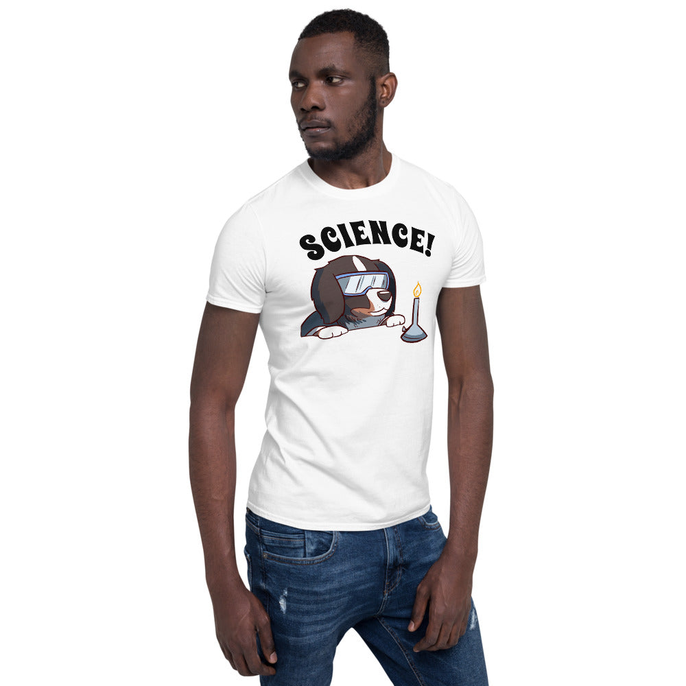 Short-Sleeve Unisex T-Shirt- Bunsen Berner - Science!