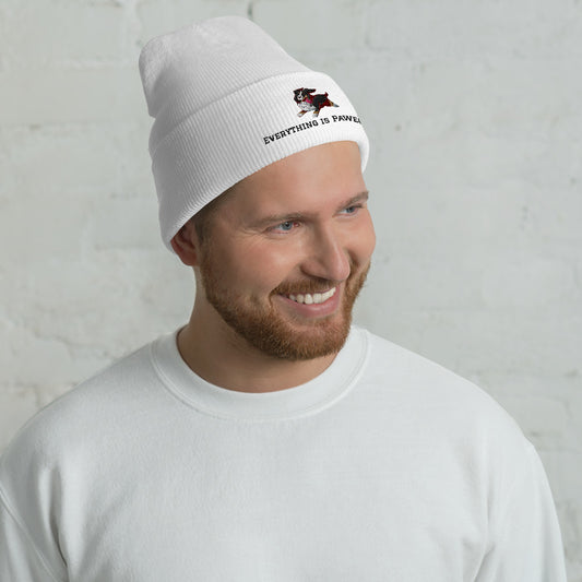 Cuffed Beanie- Everything is Pawesome