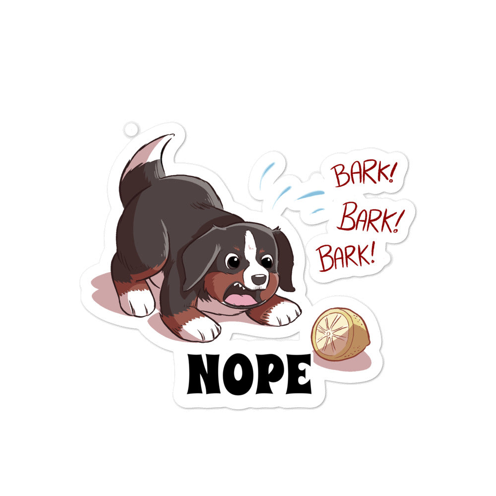 Bubble-free stickers-Baby Bunsen - NOPE