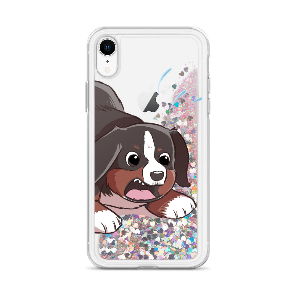 Liquid Glitter Phone Case- Baby Bunsen