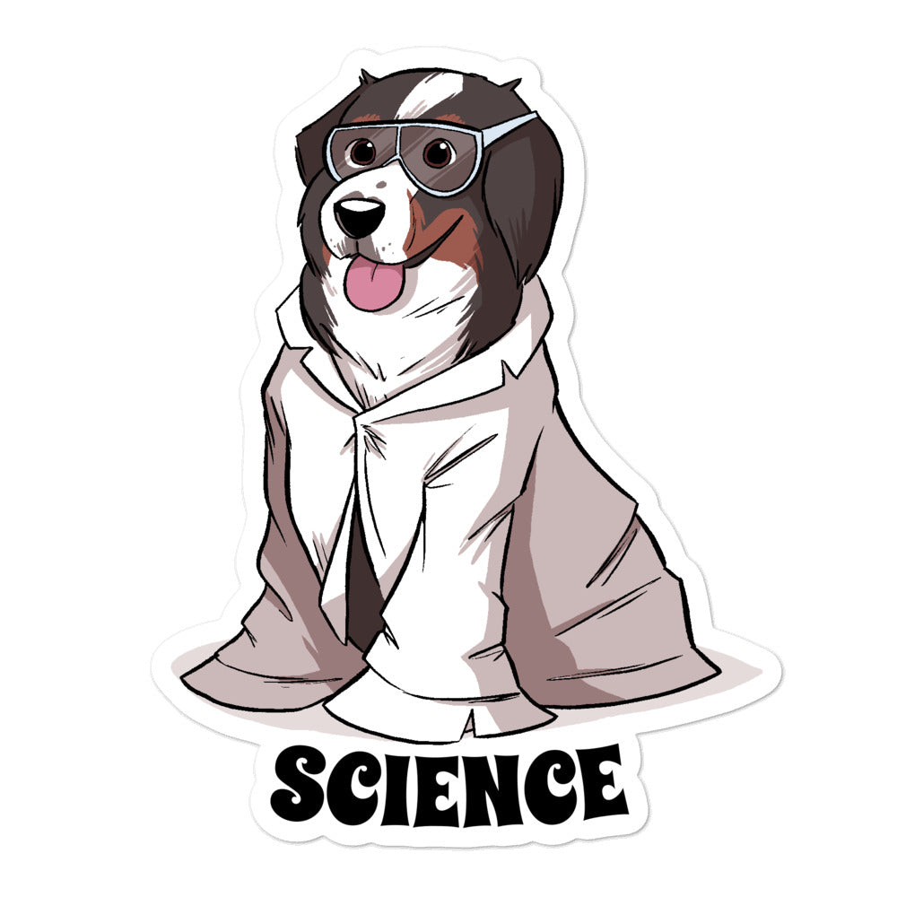 Bunsen Cartoon Science Dog- SCIENCE